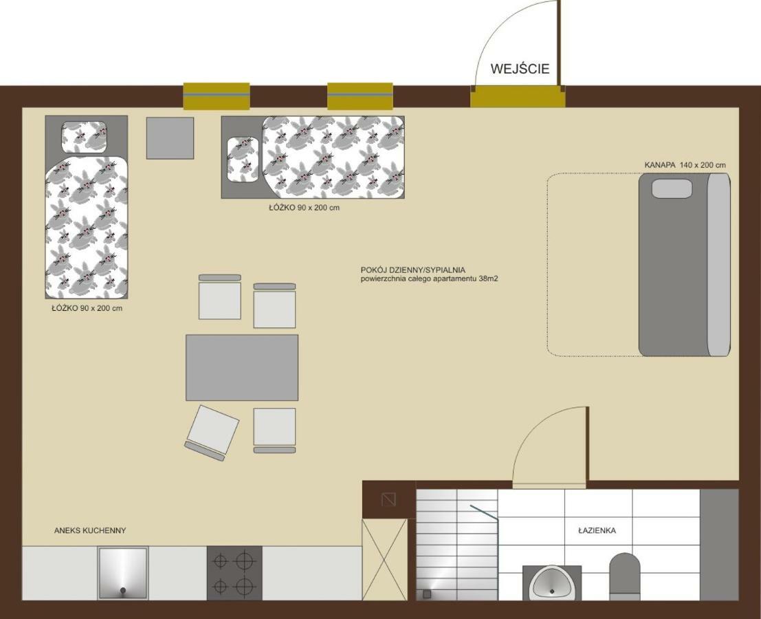 Siedlisko Besiekiery Apartment Ngoại thất bức ảnh